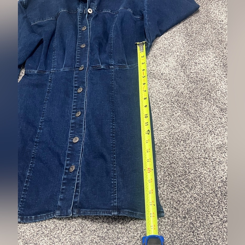 Women’s Free People Sz 2 Amber Denim Dress - Picture 4 of 4